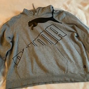 Men’s xl gray puma hoodie